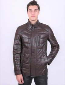 Resim New Zaya Leather Erkek Kahverengi Deri Mont Hakiki Deri (468607194) Kahverengi 