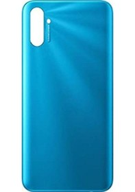Resim Realme C3i Uyumlu Full Kasa Arka Pil Kapağı Mavi Çok Renkli 