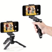 Resim Ayarlanabilir Mini Tripod Stand, Kamera ve Telefon için, ABS Malzeme, Çok Yönlü Dönen Braket, Masa Yayın Desteği, Dijital Hediye Aksesuarı 