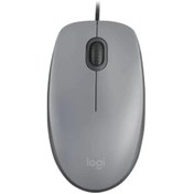 Resim logitech M110 Kablolu Optik Mouse Gri (910-006760) 