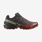 Resim Salomon 475815 Speedcross 6 Rum Raisin/cherry Tomato/cognac Erkek Outdoor Ayakkabı Bordo 