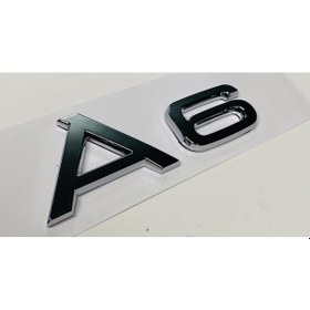 Resim Audi A6 2005 - 2020 Arka Bagaj Yazısı Krom 