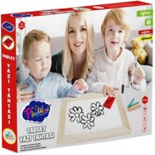 Resim Nessiworld Playwood Ahşap Tablet Yazı Tahtası 