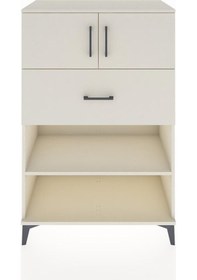 Resim Hyperion Dolap 2 Raflı Tek Çekmeceli 2 Kapaklı 88x44x134 Aytaşı-aytaşı Aytası 