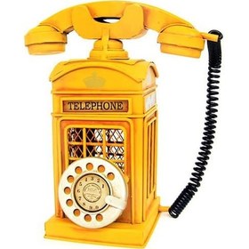 Resim Dekoratif Metal Ahizeli Telefon Kumbara Biblo Hediyelik - 