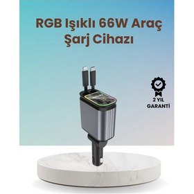 Resim Bfs Bmw, Mercedes, Audi, Volkswagen Araçlar İçin 4 Ü 1 Arada Hızlı Şarj Cihazı 