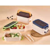 Resim Buğz Iki Katlı Beslenme Kutusu 