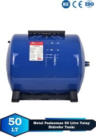 Resim Trtank Profesyonel 50 Litre Yatay Ayaklı Nsf Membranlı Hidrofor Genleşme Tankı 
