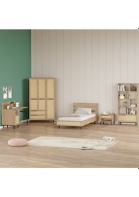 Resim Bohem Genç Odası Takımı 7'li Set Sepet Boh27-s Bej 