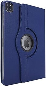 Resim Microsonic Apple iPad Pro 11 2024 Kılıf (A2836-A2837) 360 Rotating Stand Deri Lacivert [iPad Pro 11 2024 ile Uyumlu Kılıf - Lacivert] 