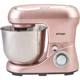 Resim Emsan Bella 5 Litre 6 Kademeli 1300W Stand Mikser Mutfak Şefi Paslanmaz Çelik, Onerous Mutfak Tartısı Hediye 