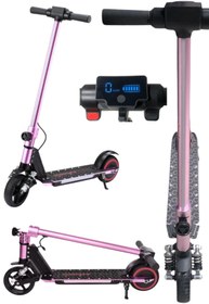 Resim Cool Wheels Elektrikli LED Işıklı Katlanabilir Çocuk Scooter - Çift Frenli- Çift Süspansiyonlu 8 yaş ve üzeri 