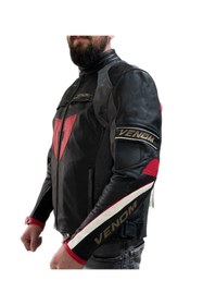 Resim VENOM D1 Deri Ceket Impactec Korumalı(KALIPLAR DARDIR BİR BEDEN BÜYÜK SİPARİŞ VERİNİZ) 