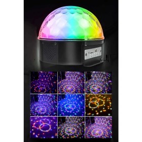 Resim Eco Lounge Bluetooth ve Uzaktan Kumandalı Çok Renkli Masaüstü Disko Topu 