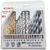 Resim Bay-Tec 16 Parça Metal Ağaç Beton Duvar Delme Uçları Full Set Profesyonel Standlı 