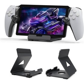 Resim Jys Oyun Konsolu Ps Portalı / Steam Deck / Rog Ally / Switch / Cep Telefonları Uyumlu Masaüstü Standı Siyah 