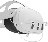 Resim BeisDirect VR Kulaklıklar Meta Quest 3 VR Kulaklık ile Uyumlu Gürültü İzolasyonlu Kulak İçi Kulaklıklar, Quest 3 Aksesuarları için Silikon Kulaklıklar 