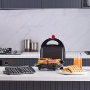 Resim Homend Toastbuster 1325H Çıkarılabilir Tost Plakalı Waffle Makinesi 