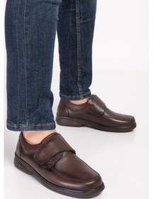 Resim Ortopedik Diyabetik Erkek Ayakkabı Kahverengi Dia 103-52-kahverengi Kahverengi 