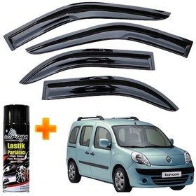 Resim Renault Kangoo 2 Mügen Cam Rüzgarlığı 2008-2020 Arası 4 Lü Takım +500ml Lastik Parlatıcı 