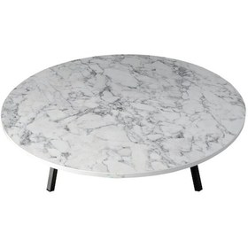 Resim Dzgn Home Katlanabilir Metal Ayaklı Ahşap Yer Sofrası Beyaz100 Cm 