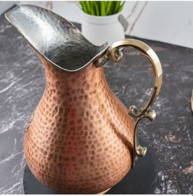 Resim Dmt Copper Gaziantep Bakır El İşlemeli Otantik Sürahi 