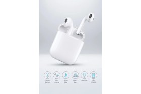 Resim Piranha 9946 Wireless Kablosuz Kulak Içi Kulaklık Beyaz Renkli Kulakiçi Stereo Müzik Dinleme 