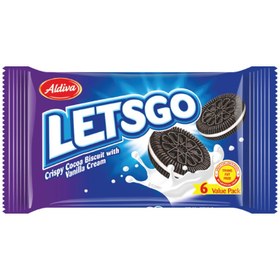 Resim Aldiva Lets Go Kakaolu Kremalı Bisküvi 6x56 G 