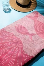 Resim Dijital Baskı Plaj Deniz Havlusu Balık Desenli Peştamal HVL0069 