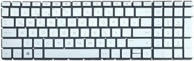 Resim Hp 15-Cb008Nt 2Gr77Ea, 15-Cb009Nt 2Np52Ea İle Uyumlu Klavye Işıklı, Gümüş 