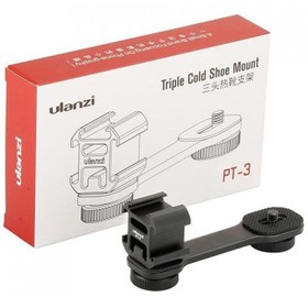 Resim Ulanzi PT-3 Üçlü Hot Shoe Bağlantı Aparatı 