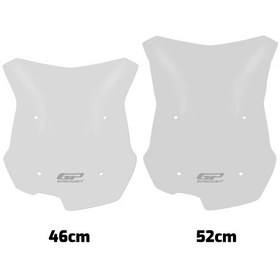 Resim Gp Kompozit Bmw F 900 Gs Adv 2024 Uyumlu Ön Cam Şeffaf 52 Cm 
