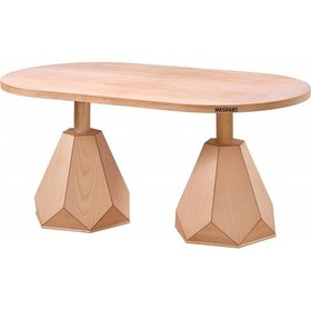 Resim Masifart Guilie 160 Lık Pırlanta Oval Masa Cilasız Ham Ham 