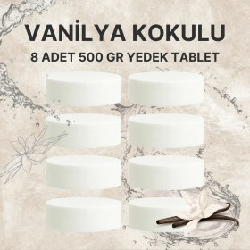 Resim Saban Nem Alıcı Rutubet ve Küf Önleyici Yedek Tablet Vanilya 2X500 4'lü 