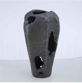 Resim Vitale Metal Jüt Grey Uzun Vazo 12 24 Cm Renkli 