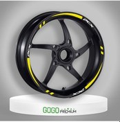Resim Gogo Jant Şeridi Florasan Sarı I Reflektör Honda Pcx 125 150 