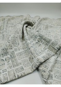 Resim Etnik Desenli Brokar Kumaş 