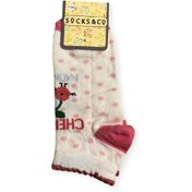 Resim socks&co Meyve Desenli Çocuk Patik Çorap 