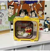 Resim Moveevo Shin-chan Akrilik Gece Lambası - Canlı Tasarım, Odalar İçin Dekoratif Aydınlatma, Özel Hediye Seçeneği Sarı Işıklı, Pencere Kutulu Diğer 
