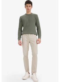 Resim Defacto Slim Fit Dar Kesim Dar Paça Pantolon B2089ax25aubg766 Bej 
