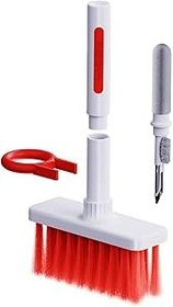 Resim Hagibis Temizleme Yumuşak Fırça Klavye Temizleyici 5'i 1 Arada Çok Fonksiyonlu Bilgisayar Temizleme Araçları Kiti Köşe Boşluğu Silgi Bluetooth Kulaklık için Tuş Çektirmesi Lego Dizüstü Bilgisayar 