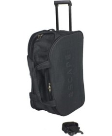 Resim Escape Esc-26 Ekose Kumaş Orta Boy Hostes Seyahat Çantası Lacivert 