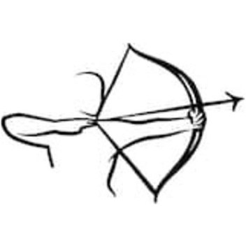 Okçuluk Spor Oto Motor Laptop Duvar Folyo Sticker 80x48 Cm Lcst Lcst