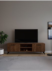 Resim Monaco Düşer Kapaklı Tv Ünitesi 2 Kapaklı 180 Cm - Atlantik Çam Atlantik Çam 