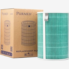 Resim Purmed Xiaomi Mi 1/2/3/ Pro Air Purifier Uyumlu Yeşil Yedek Hepa Filtre Purmed