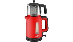 Resim Kırmızı Otomatik Elektrikli Çay Makinesi, Pratik ve Şık Tasarım, Çok Renkli 