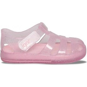 Resim İgor Igor S10265-049 Star Glitter Kız Çocuk Sandalet Pembe 