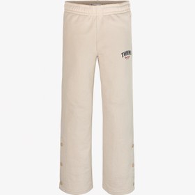 Resim Tommy Hilfiger Wide Leg Çocuk Bej Eşofman Altı 