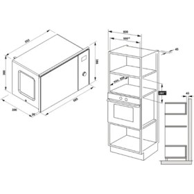 Resim Hafele Capella Ankastre Mikrodalga 