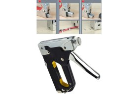 Resim Gampus Pratik Metal Zımba Tabancası Seri Atış Zımba Tabanası Sağlam Paslanmaz Zımba Tabanca 